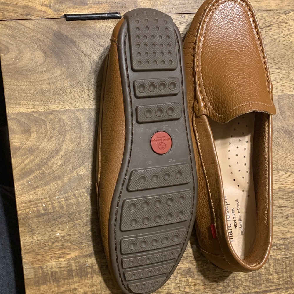Marc Joseph Brown Leather Loafers - Picture 3 of 4